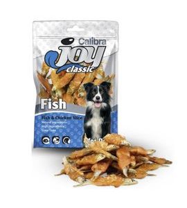 CALIBRA JOY DOG CLASSIC FISH & CHICKEN SLICE 80 G - SUŠENÉ PAMLSKY PRO PSY - CHOVATELSKÉ POTŘEBY MALVÍKZOO