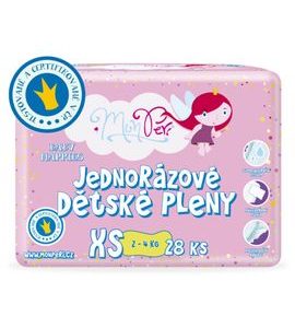 MONPERI PLENY XS - 28KS - JEDNORÁZOVÉ PLENY - PŘEBALOVÁNÍ