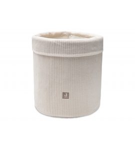 JOLLEIN KOŠÍK ÚLOŽNÝ CLOUDY RIB OATMETAL - BOXY NA HRAČKY - SPINKÁNÍ