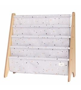 3 SPROUTS STOJAN NA KNÍŽKY RECYCLED TERRAZZO/LIGHT GRAY - DEKORACE A POLIČKY - SPINKÁNÍ