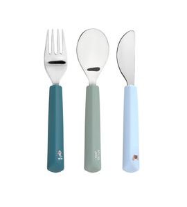 LÄSSIG SADA PŘÍBORŮ 3KS TINY TEAM DOG - LŽIČKY A PŘÍBORY - KRMENÍ