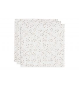 JOLLEIN PLENY 3 KS 70X70 CM LEAFY DREAMS - LÁTKOVÉ PLENY SKLÁDANÉ - PŘEBALOVÁNÍ