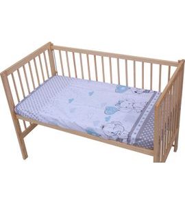 SCARLETT PROSTĚRADLO DO POSTÝLKY SCARLETT GUSTO 120X60CM MODRÁ - PROSTĚRADLA - SPINKÁNÍ