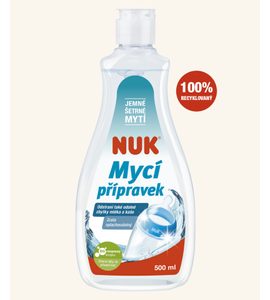 NUK MYCÍ PŘÍPRAVEK EKO NA LAHVE A SAVIČKY 500ML - DĚTSKÉ PRACÍ A MYCÍ PROSTŘEDKY - KOUPÁNÍ A ZDRAVÍ