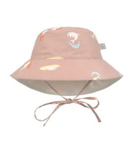 LÄSSIG SPLASH SUN PROTECTION BUCKET HAT DOLPHIN PEACH 07-18 MO. - ČEPIČKY A KLOBOUČKY - PRO DĚTI