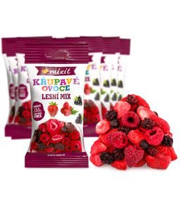 KŘUPAVÉ OVOCE DO KAPSY - LESNÍ MIX - SLADKÉ ZOBÁNÍ - PRO MAMINKY