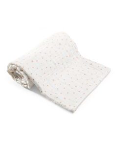 STOKKE® MUŠELÍNOVÁ DEKA ORGANIC COTTON 100X100CM - DETSKÉ DEKY - SPINKÁNÍ