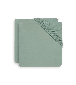 JOLLEIN PROSTĚRADLO NAPÍNACÍ 120X60 CM 2 KS ASH GREEN - PROSTĚRADLA - SPINKÁNÍ