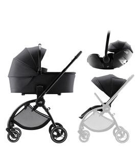 BRITAX-RÖMER SET KOČÁREK RIO + HLUBOKÁ KORBA + AUTOSEDAČKA BABY-SAFE PRO STYLE - TROJKOMBINACE - KOČÁRKY A PŘÍSLUŠENSTVÍ