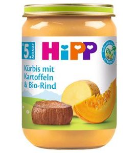 HIPP BIO DÝNĚ S BRAMBORAMI A HOVĚZÍ MASO - MASO/ZELENINA - KRMENÍ