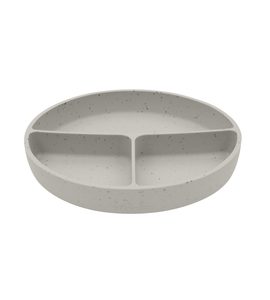 KIKKABOO TALÍŘ DĚLENÝ S PŘÍSAVKOU PLATINUM SILICONE SAND - MISKY, TALÍŘKY A PODLOŽKY - KRMENÍ