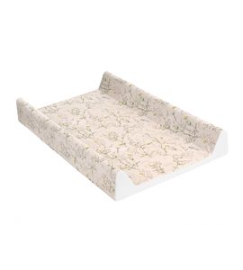 KIKKABOO PŘEBALOVACÍ PODLOŽKA PEVNÁ 50X70 CM SECRET GARDEN BEIGE - PŘEBALOVACÍ PODLOŽKY - PŘEBALOVÁNÍ