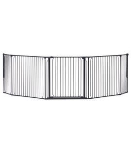 BABY DAN UNIVERZÁLNÍ PROSTOROVÁ ZÁBRANA BABYDAN CARL XX WIDE, ČERNÁ - OHRÁDKY - KOUPÁNÍ A ZDRAVÍ