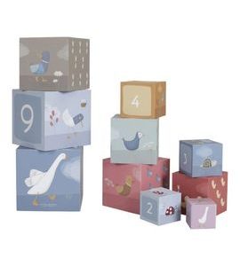 LITTLE DUTCH KOSTKY KOMÍN 10KS HUSA - KOSTKY - PRO DĚTI