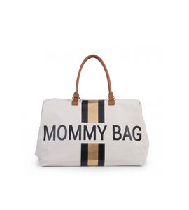 CHILDHOME PŘEBALOVACÍ TAŠKA MOMMY BAG BIG OFF WHITE / BLACK GOLD - PŘEBALOVACÍ TAŠKY - KOČÁRKY A PŘÍSLUŠENSTVÍ