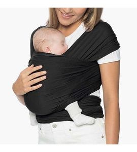 ERGOBABY ŠÁTEK/AURA WRAP - PURE BLACK - KLOKANKY A ŠÁTKY - NOŠENÍ & SPORT