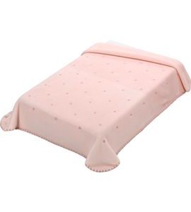 SCARLETT ŠPANĚLSKÁ DEKA I52 RŮŽOVÁ 110X140CM - DĚTSKÉ DEKY PRO MIMINKA - SPINKÁNÍ