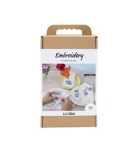 CREATIV COMPANY KREATIVNÍ SADA VYŠÍVÁNÍ TEXTILNÍCH UBROUSKŮ - VÝTVARNÉ POMŮCKY A HRAČKY - PRO DĚTI