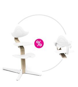 STOKKE® NOMI® + BABY SET ZDARMA - JÍDELNÍ ŽIDLIČKY DŘEVĚNÉ - KRMENÍ