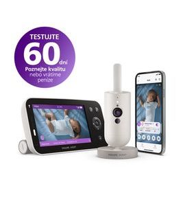PHILIPS AVENT CHŮVIČKA DĚTSKÁ CHYTRÁ PREMIUM S PŘEKLADEM PLÁČE, SLEDOVÁNÍM SPÁNKU A DÝCHÁNÍ SCD971 - ELEKTRONICKÉ CHŮVIČKY - SPINKÁNÍ