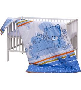 SCARLETT DĚTSKÁ POSTÝLKA S KOMPLETNÍ VÝBAVOU SCARLETT 120 X 60 CM - KOTY - DŘEVĚNÉ POSTÝLKY - SPINKÁNÍ