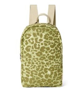 STUDIO NOOS COTTON MINI BACKPACK GREEN LEOPARD - PRO PŘEDŠKOLÁKY - PRO DĚTI