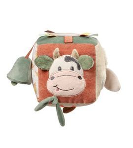 BABYONO KOSTKA SENSORICKÁ COW BINGO 0M+ - SENZORICKÉ HRAČKY - PRO DĚTI