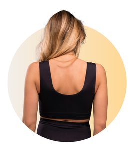 CARRIWELL PODPRSENKA TĚHOTENSKÁ BEZEŠVÁ - ČERNÁ - TĚHOTENSKÉ SPODNÍ PRÁDLO - PRO MAMINKY