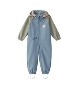 LEOKID SOFTSHELLOVÝ OVERAL COLOR BLOCK BLUE CAPE VEL. 18 - 24 MĚSÍCŮ (VEL. 86) - OVERALY - PRO DĚTI