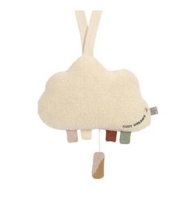 LÄSSIG KNITTED MUSICAL LITTLE UNIVERSE CLOUD MILKY/POWDER PINK - HRACÍ SKŘÍŇKY - PRO DĚTI