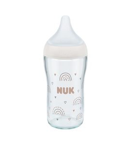 NUK PERFECT MATCH LÁHEV SKLO S KONTROLOU TEPLOTY 230 ML - KOJENECKÉ LAHVE - KRMENÍ