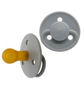 MININOR KULATÝ DUDLÍK LATEX 2 KS 0M+ GREY SEAL - ŠIDÍTKA A DOPLŇKY - KRMENÍ