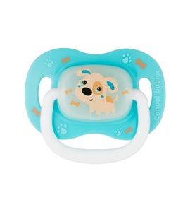 CANPOL BABIES DUDLÍK 18M+ SILIKONOVÝ SYMETRICKÝ BUNNY & COMPANY MODRÝ - ŠIDÍTKA A DOPLŇKY - KRMENÍ