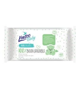 LINTEO BABY VLHČENÉ UBROUSKY 100% BIODAGRADABLE - VLHČENÉ UBROUSKY - PŘEBALOVÁNÍ