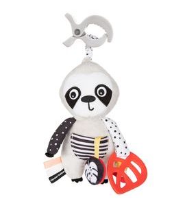 CANPOL BABIES SENZORICKÁ INTERAKTIVNÍ ZÁVĚSNÁ HRAČKA LENOCHOD S KLIPEM BABIESBOO - HRAČKY K ZAVĚŠENÍ - PRO DĚTI