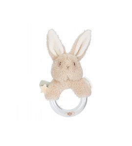 LITTLE DUTCH CHRASTÍTKO S KORÁLKY KRÁLÍČEK NEWBORN NATURALS - CHRASTÍTKA - PRO DĚTI