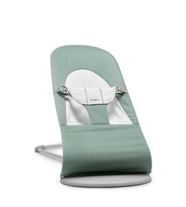 BABYBJÖRN LEHÁTKO BALANCE SOFT WOVEN LIGHT SAGE / GREY JERSEY - LEHÁTKA A HOUPADLA - SPINKÁNÍ