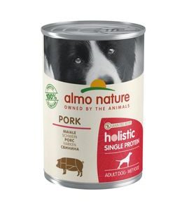 ALMO NATURE HOLISTIC MONOPROTEIN - VEPŘOVÁ 400G - KONZERVY PRO PSY - CHOVATELSKÉ POTŘEBY MALVÍKZOO