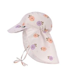 LÄSSIG SPLASH SUN PROTECTION FLAP HAT FISH LIGHT PINK 3-6M - ČEPIČKY A KLOBOUČKY - PRO DĚTI
