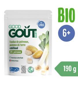 GOOD GOUT BIO PÓREK S BRAMBŮRKEM A TRESKOU (190 G) - EXPIRACE 13.10.2026 - KAPSIČKY - KRMENÍ