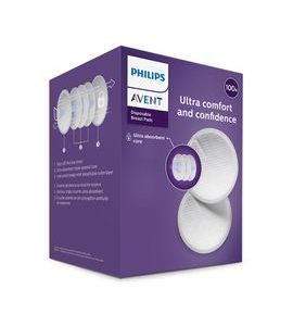 PHILIPS AVENT PRSNÍ VLOŽKY JEDNORÁZOVÉ 100KS - PRSNÍ VLOŽKY - PRO MAMINKY