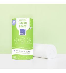 BAMBINO MIO SUPERSOFT MIO LINERS UBROUSKY - 100 LISTŮ V ROLI - SEPARAČNÍ VLOŽKY - PŘEBALOVÁNÍ