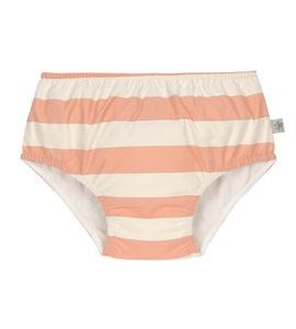 LÄSSIG SPLASH SWIM DIAPER GIRLS BLOCK STRIPES MILKY/PEACH 7-12M - KOJENECKÉ PLAVKY - KOUPÁNÍ A ZDRAVÍ