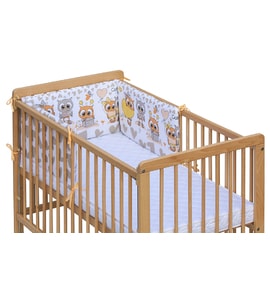 SCARLETT MANTINEL DO POSTÝLKY 4-DÍLNÝ KULÍŠEK BÉŽOVÁ 180X30CM - MANTINELY - SPINKÁNÍ