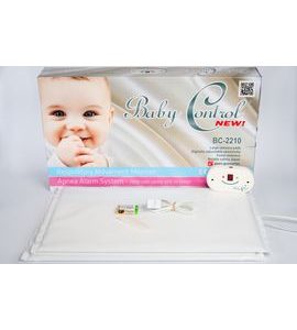 BABY CONTROL BC2210 - SE DVĚMA SENSOROVÝMI PODLOŽKAMI - MONITORY DYCHU - SPINKÁNÍ