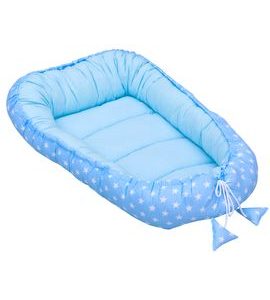 SCARLETT HNÍZDO PRO MIMINKO HVĚZDIČKA MODRÁ - HNÍZDEČKA - SPINKÁNÍ