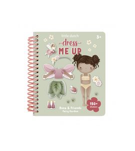 LITTLE DUTCH KNIHA OBLÉKACÍ SE SAMOLEPKAMI FAIRY GARDEN - KNÍŽKY PRO NEJMENŠÍ - PRO DĚTI