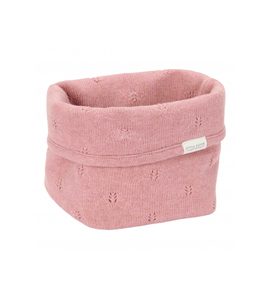 LITTLE DUTCH KOŠÍK PLETENÝ MALÝ PURE PINK BLUSH - ORGANIZÉRY NA PŘEBALOVACÍ PULT - PŘEBALOVÁNÍ