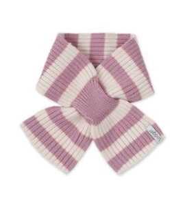 LODGER ŠÁLA STRIPE MERINO MAUVE - RUKAVIČKY, ŠÁTKY, NÁKRČNÍKY - PRO DĚTI