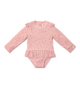 LITTLE DUTCH PLAVKY DLOUHÝ RUKÁV SUNNY FLOWERS BLUSH VEL. 98/104 - KOJENECKÉ PLAVKY - KOUPÁNÍ A ZDRAVÍ